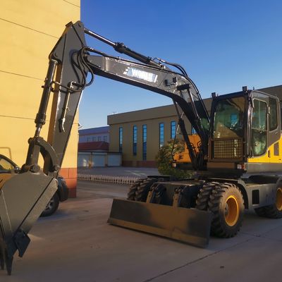 Estojo compacto Mini Excavator Electric Hydraulic Excavator de 4 cilindros com Isuzu Engine