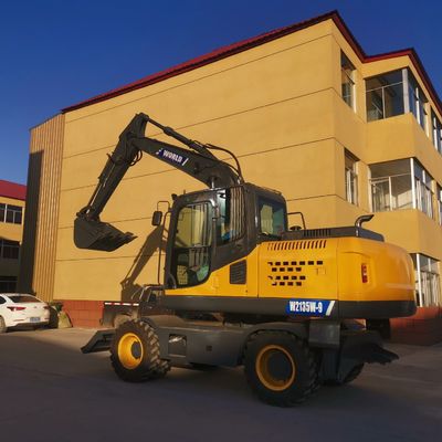 125HP rodou a máquina escavadora hidráulica de Mini Excavator Humanized Design Mini