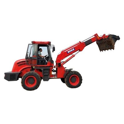 A boa mobilidade Front Telescopic Wheel Loader 4WD com estende o crescimento da cubeta
