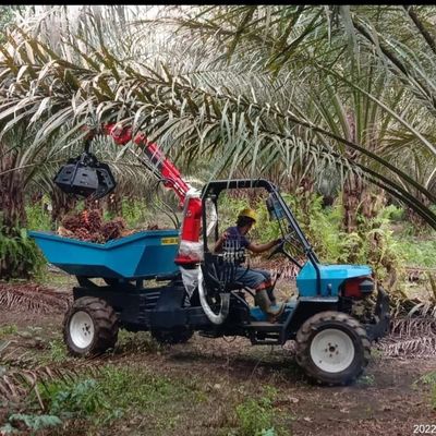 Trator aberto do táxi para plantações do óleo de palma com velocidade de PTO 240-1340rpm e o pneu agrícola