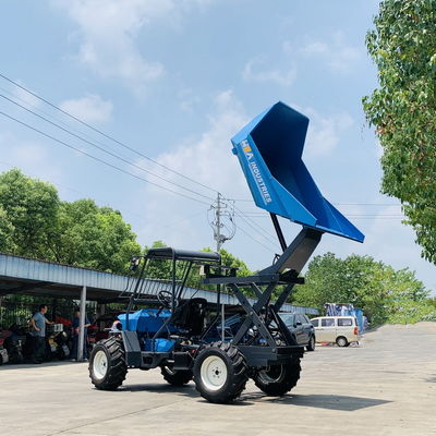 Trator de direção articulado Mini Trator 4x4 do óleo de palma para plantações do óleo de palma