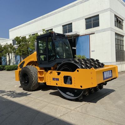 rolo dobro vibratório eletrônico do cilindro da máquina de 12 toneladas do rolo de estrada da vibração