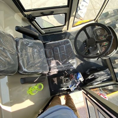 rolo dobro vibratório eletrônico do cilindro da máquina de 12 toneladas do rolo de estrada da vibração