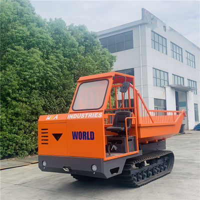 Trator de esteira rolante 4WD agrícola Mini Dumper For Fruits Transport