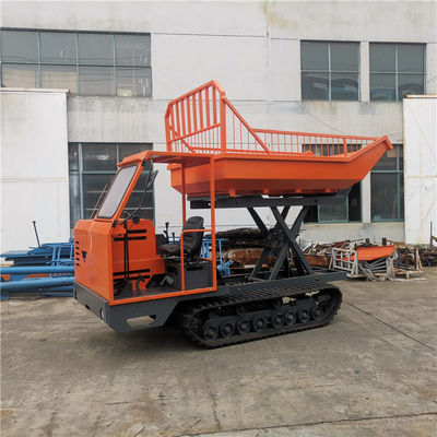 descarregador do óleo de palma de Mini Dumper 4wd da esteira rolante de 2800mm com elevador de Scissior