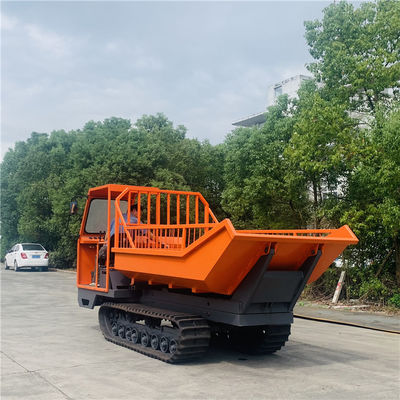 esteira rolante Mini Trator Mini Crawler Carrier de 2800mm em plantações do óleo de palma
