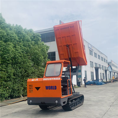 esteira rolante Mini Trator Mini Crawler Carrier de 2800mm em plantações do óleo de palma