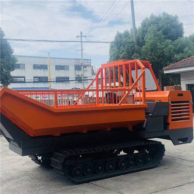 Trator elétrico da palma de óleo de Mini Dumper 35HP da esteira rolante do começo para plantações do óleo de palma