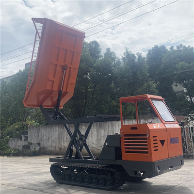 Trator elétrico da palma de óleo de Mini Dumper 35HP da esteira rolante do começo para plantações do óleo de palma