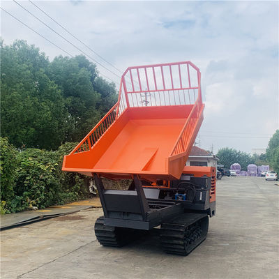 Trator elétrico da palma de óleo de Mini Dumper 35HP da esteira rolante do começo para plantações do óleo de palma