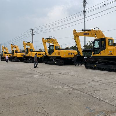 Estabilidade de Isuzu Engine Hydraulic Crawler Excavator para escavar