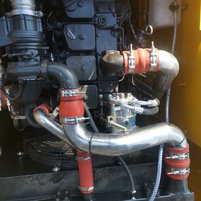 2200rpm rodou Mini Excavator Bucket Wheel Excavator com Cummins Engine
