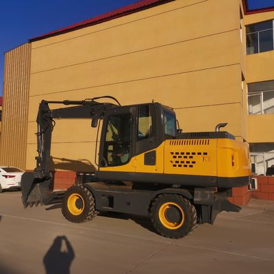 Máquina escavadora pequena Machine da cubeta de 4WD Mini Digger Machine 0.6m3