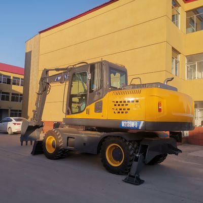 Estojo compacto Mini Excavator Electric Hydraulic Excavator de 4 cilindros com Isuzu Engine