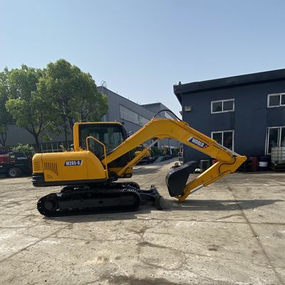 Estojo compacto de 8 toneladas hidráulico Mini Excavator de Mini Excavator da operação flexível