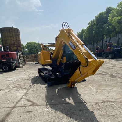 Máquina escavadora amarela With Yanmar Engine de Mini Crawler Excavator Hydraulic Compact
