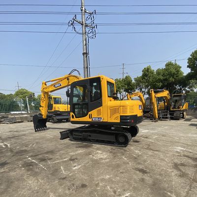 Máquina escavadora amarela With Yanmar Engine de Mini Crawler Excavator Hydraulic Compact