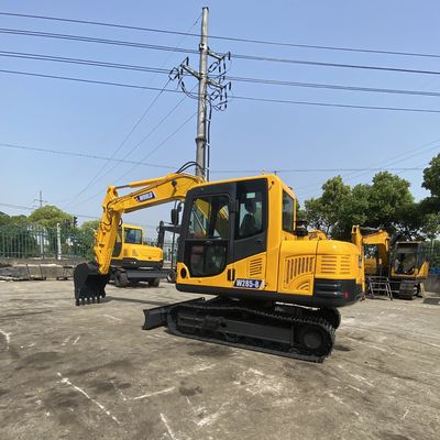 Máquina escavadora pequena segura User Friendly Yanmar 8 Ton Excavator do agregado familiar