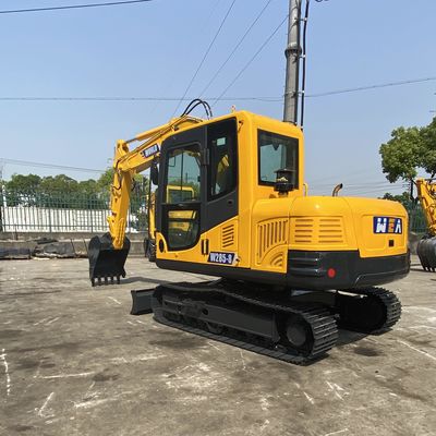 trilha hidráulica de Mini Household Excavator With Rubber da máquina escavadora da esteira rolante 1100rpm