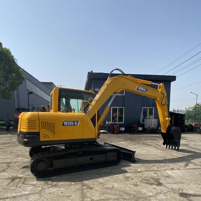 trilha hidráulica de Mini Household Excavator With Rubber da máquina escavadora da esteira rolante 1100rpm