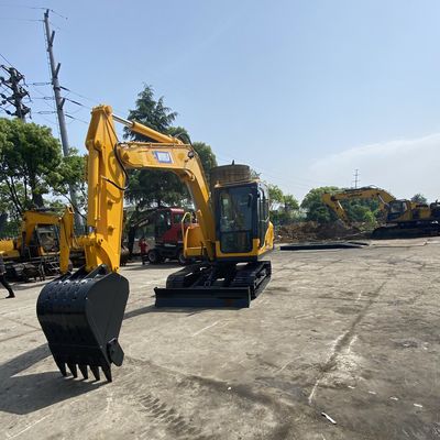 2200kw Mini Crawler Excavator Yellow Color micro Mini Excavator