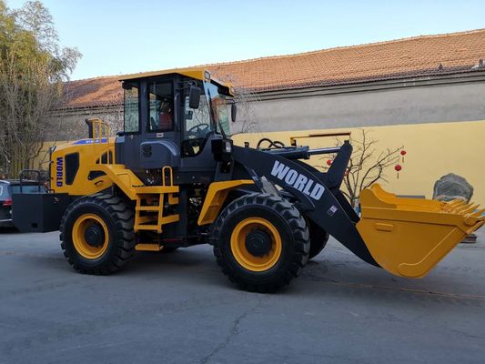 Carregador pequeno 92kW Front Loader Construction Equipment da roda da aparência aerodinâmica