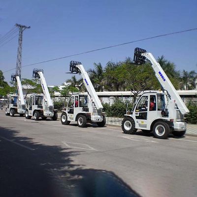 Empilhadeira da eficiência 2500kg da segurança com economia de energia telescópica do crescimento