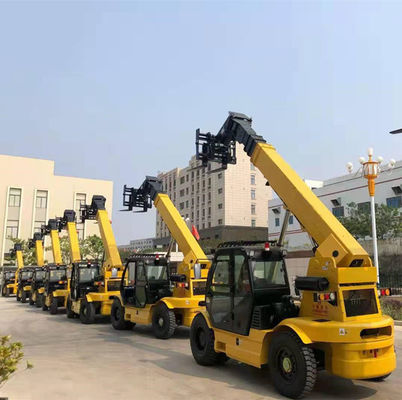 Alimentador telescópico de 5 toneladas do crescimento de Telehandler da empilhadeira telescópica de 9 medidores