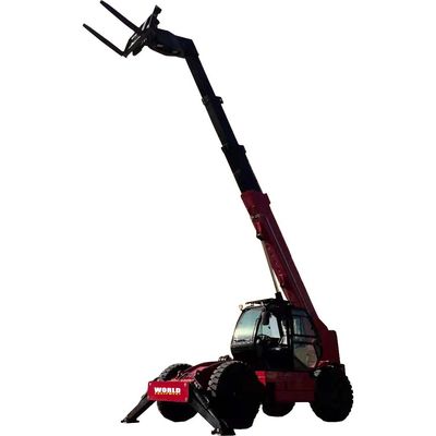 Adaptação telescópica hidráulica Mini Telescopic Forklift do auto da empilhadeira do alimentador