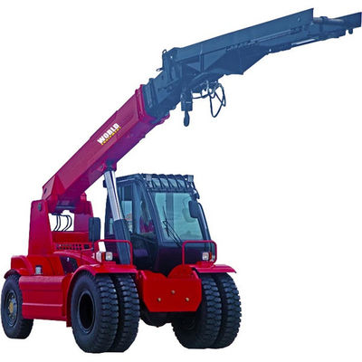Empilhadeira telescópica Crane Loader telescópico de poupança de energia do alimentador da suspensão rígida