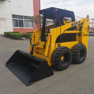 Carregador seguido esteira rolante do boi do patim de Mini Small Skid Steer Loader 220V