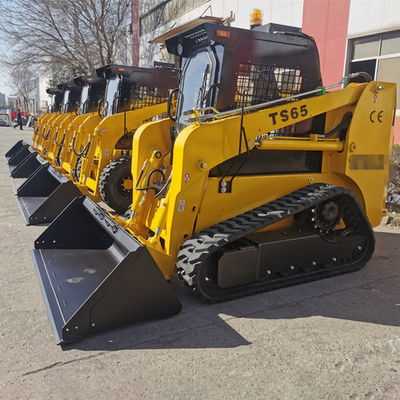 Carregador seguido esteira rolante do boi do patim de Mini Small Skid Steer Loader 220V