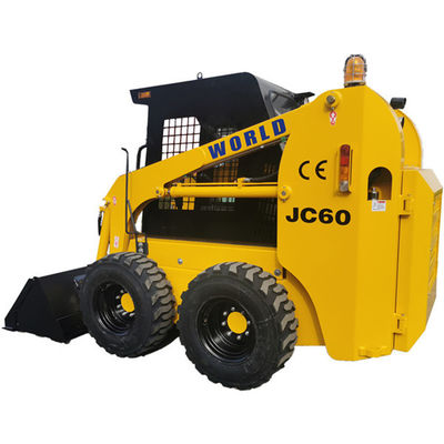 Carregador pequeno eficiente versátil do boi do patim com vassoura JC60