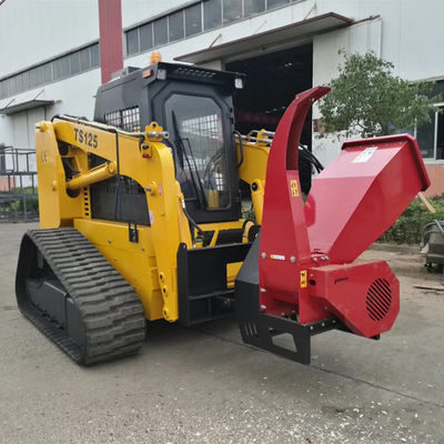 Emissão de Mini Skid Loader 1500kgs da roda da esteira rolante baixa com motor de Yanmar