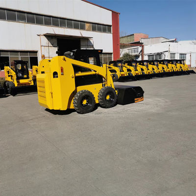 Emissão de Mini Skid Loader 1500kgs da roda da esteira rolante baixa com motor de Yanmar