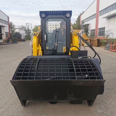 CE de alta capacidade pequeno do carregador 4WD do boi do patim para a construção