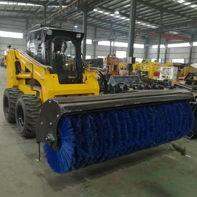 Multi estojo compacto pequeno funcional Mini Wheel Loader do carregador do boi do patim