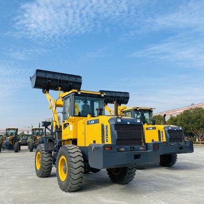 Carregador da roda do estojo compacto de Cummins Engine Front End Shovel Loader Turbocharged