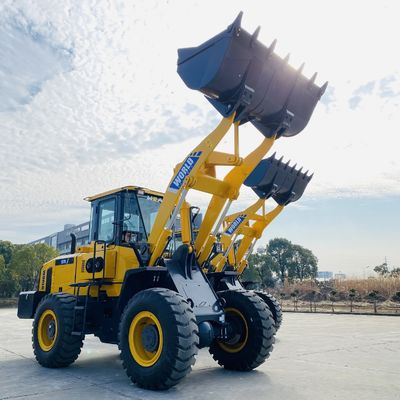 operação rápida refrigerar de água do motor de 2200rpm Front End Wheel Loader Cummins