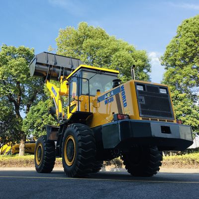 operação rápida refrigerar de água do motor de 2200rpm Front End Wheel Loader Cummins