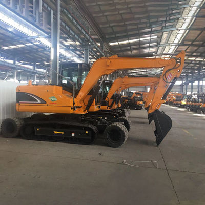 a máquina escavadora Simple Structure Crawler da esteira rolante da roda 30MPa montou a máquina escavadora hidráulica