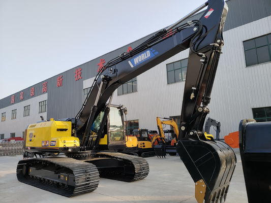 Terra da construção que move a cubeta hidráulica 0.8-1.2 cbm de Operating Weight 18000-30000kg da máquina escavadora da esteira rolante