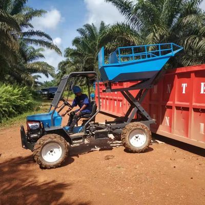 trator do óleo de palma da distância entre o eixo dianteira e traseira de 2150mm com capacidade agrícola do depósito de gasolina do pneu 11L