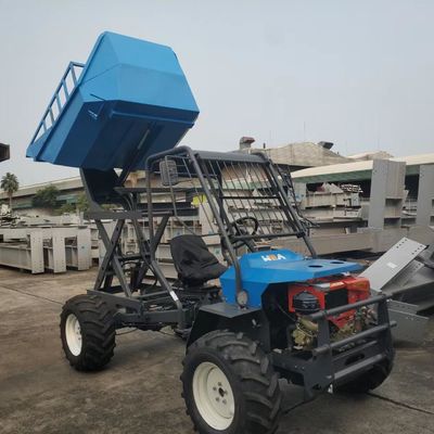 trator do óleo de palma da distância entre o eixo dianteira e traseira de 2150mm com capacidade agrícola do depósito de gasolina do pneu 11L