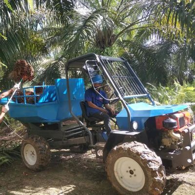 Sistema hidráulico Trator de óleo de palma para plantações agrícolas de óleo de palma