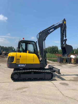 Mini Crawler Excavator 5.8*2.0*2.1m Máximo Digging Raio 6.1m similares a KOMATSU PC60