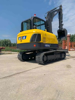 Mini Crawler Excavator 5.8*2.0*2.1m Máximo Digging Raio 6.1m similares a KOMATSU PC60