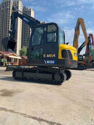 Mini Crawler Excavator agrícola 3.8m Max Digging Depth Equivalent To KOMATSU Pc60
