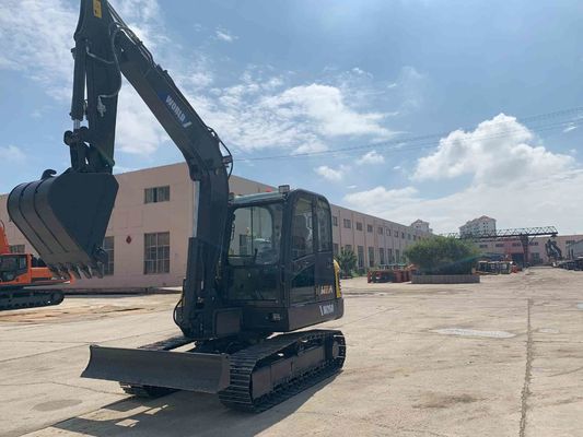 Mini Crawler Excavator agrícola 3.8m Max Digging Depth Equivalent To KOMATSU Pc60