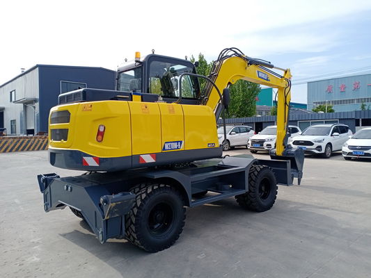 máquina escavadora With YuChai ou Cummins Engine da esteira rolante da roda 62.5kW para o campo da agricultura